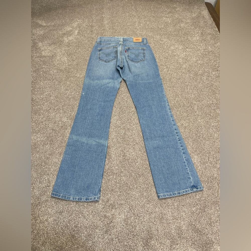 Y2K grunge traditional iconic casual Levis curvy bootcut low rise jeans 3M
